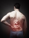 Back Pain Concept Royalty Free Stock Photo