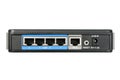 Back panel of network router. Royalty Free Stock Photo