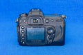 Back panel of old DSLR camera body Royalty Free Stock Photo