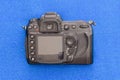 Back panel of old DSLR camera body Royalty Free Stock Photo
