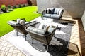 Back Patio With Two Chairs And Couch Royalty Free Stock Photo