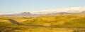 Back road through Iceland landscape