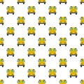 Back of school bus pattern seamless vector