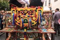 Back of Sicilian traditionally decorated cart