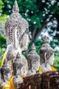 Back side buddha statue