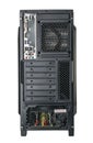 Back side computer system unit isolated clipping path