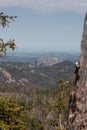 Back Side of Mount Rushmore Landscape Royalty Free Stock Photo