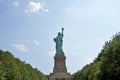 Back side of Statue of Liberty Royalty Free Stock Photo