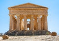 Back side of Tempio della Concordia in Agrigento