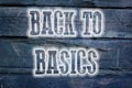 Back To Basics Concept Royalty Free Stock Photo