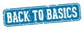 back to basics rectangular sign. back to basics stamp