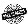 Back To Basics rubber stamp