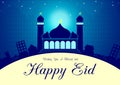 Back to Fitr : Eid and Ramadan Greeting Card