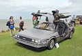 Back to the future delorean car