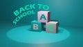 back to school background for advertisers Royalty Free Stock Photo