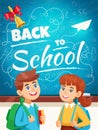 Back To School Background Poster