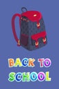 Back to School Bag for Schoolchildren Promo Poster