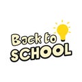 Back to school banner Royalty Free Stock Photo