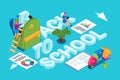 Back to school banner 08 Royalty Free Stock Photo