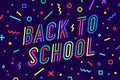 Back to School. Banner, speech bubble, poster, design