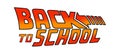 Back to School banner. Welcome sign