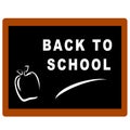 Back To School Black Chalkboard
