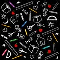 Back to School Blackboard Royalty Free Stock Photo