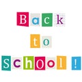 Back to school ! Books letters. Education background.