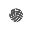 Silhouette Volleyball icon Vector file