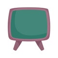 Back to school chalkboard class equipment icon