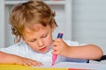 Back to school. Children at the blackboard. Kids with a book. Cute little boys pupils with cute study.