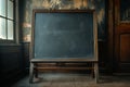 Back to school classic Vintage blackboard or school slate concept Royalty Free Stock Photo