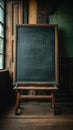 Back to school classic Vintage blackboard or school slate concept Royalty Free Stock Photo