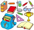 Back to school collection 4 Royalty Free Stock Photo