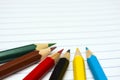 Back to School. Colour pencils. Stationery. Notebook. Royalty Free Stock Photo