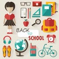 Back to school concept Royalty Free Stock Photo