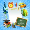 Back to school concept template