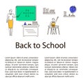 Back to school concept Royalty Free Stock Photo