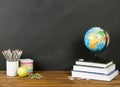 Back to school concept for your text, design Royalty Free Stock Photo