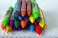 Back to School Crayons. Royalty Free Stock Photo