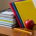 Back to School Essentials Still Life Royalty Free Stock Photo