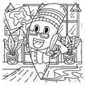 Back To School Giant Pencil Coloring Page for Kids