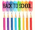 Back to School greetings Royalty Free Stock Photo