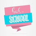 Back to school lettering vector illustration. Back to school calligraphy background for sale.