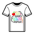 Back to School T-shirt Design image for illustration