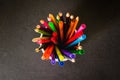 Back to school- pencil holder with colorful pens