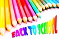 Back to school pencils poster