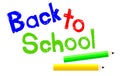 Back To School with Pencils Vector Illustration