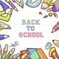 Back to school poster and banner design