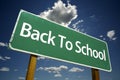 Back to School Road Sign Royalty Free Stock Photo